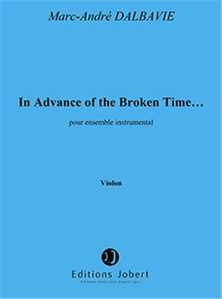 In advance of the broken time